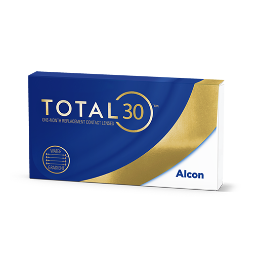 Alcon Total 30 Линзы контактные ежемесячной замены, -3.75, 8.4, 3 шт.