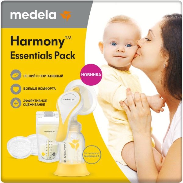 фото упаковки Medela Harmony Essentials Pack Молокоотсос двухфазный