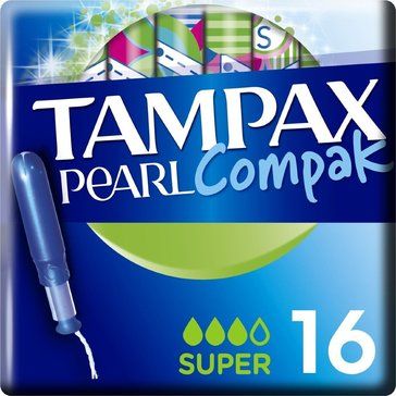 фото упаковки Tampax Compak Pearl Super тампоны с аппликатором