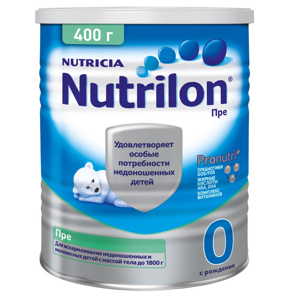 Nutrilon Пре 0, смесь молочная сухая, 400 г, 1 шт.