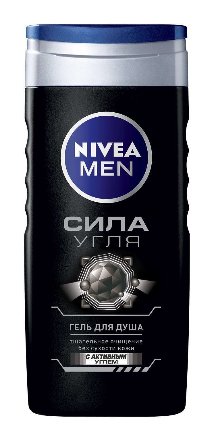 фото упаковки Nivea Men Гель для душа Сила угля