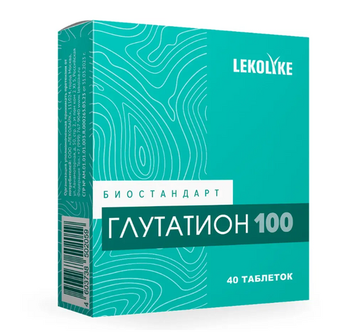Lekolike Глутатион 100, таблетки, 40 шт.