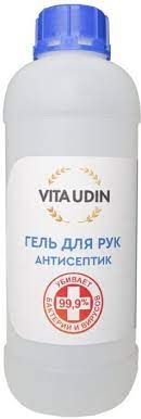 Vita Udin Антисептик для рук, гель для наружного применения, 1 л, 1 шт.