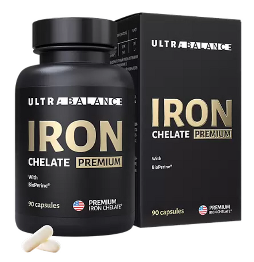 Ultrabalance Железо Хелат Премиум, капсулы, 90 шт.