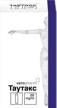 Таутакс, 20 мг/мл, концентрат для приготовления раствора для инфузий, 8 мл, 1 шт.