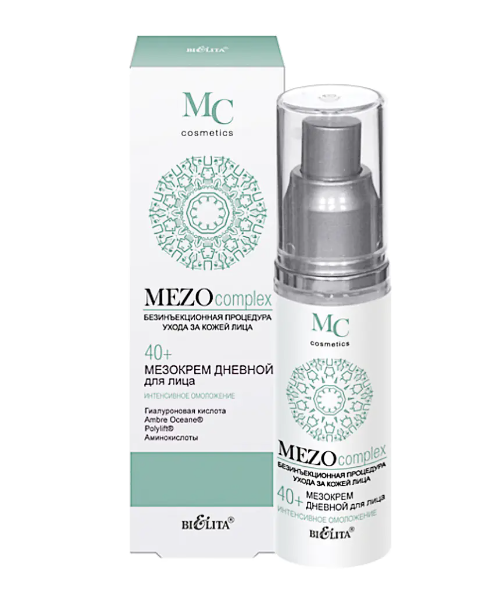 Belita MEZOcomplex Мезокрем дневной для лица 40+, Интенсивное омоложение, 50 мл, 1 шт.