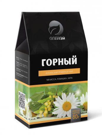 Чай Алтэя травяной Горный, фиточай, 80 г, 1 шт.