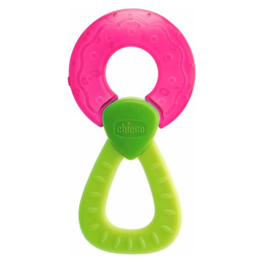 Chicco игрушка-прорезыватель с водой Fresh relax Кольцо 4м+, розового цвета, 1 шт.